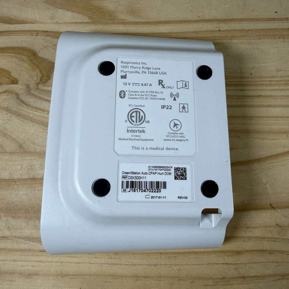 Respironics DreamStation Replacement Part Bottom Cover Auto DOM White DSX500H11